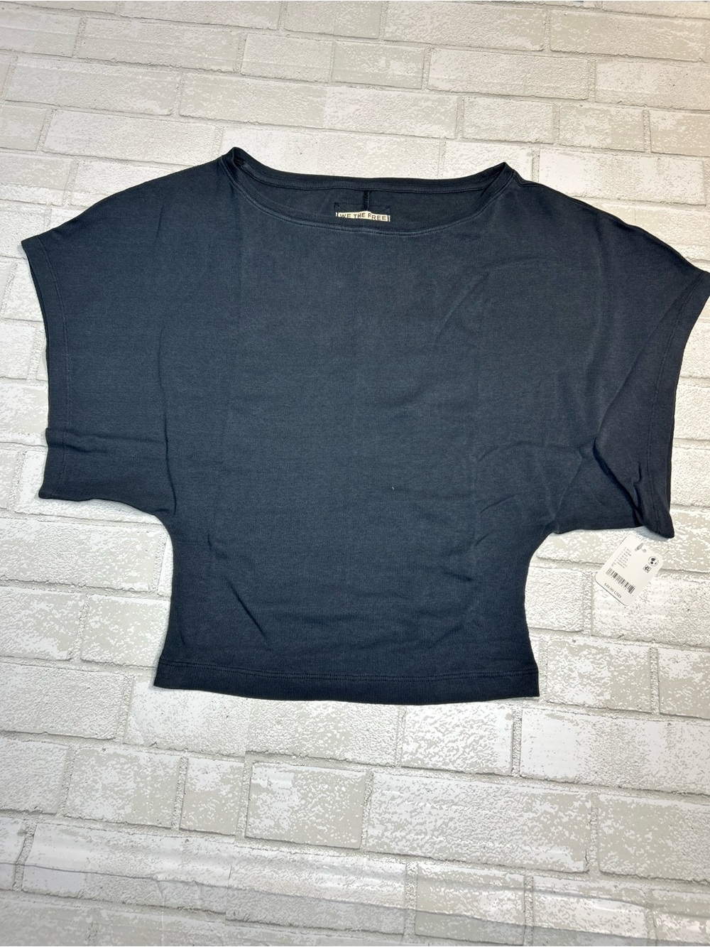 We The Free Next Level Boat Black Dolman Sleeve Top Small